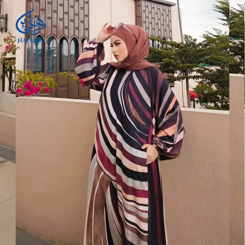 Digital Print NAZIRA Abaya Exclusive